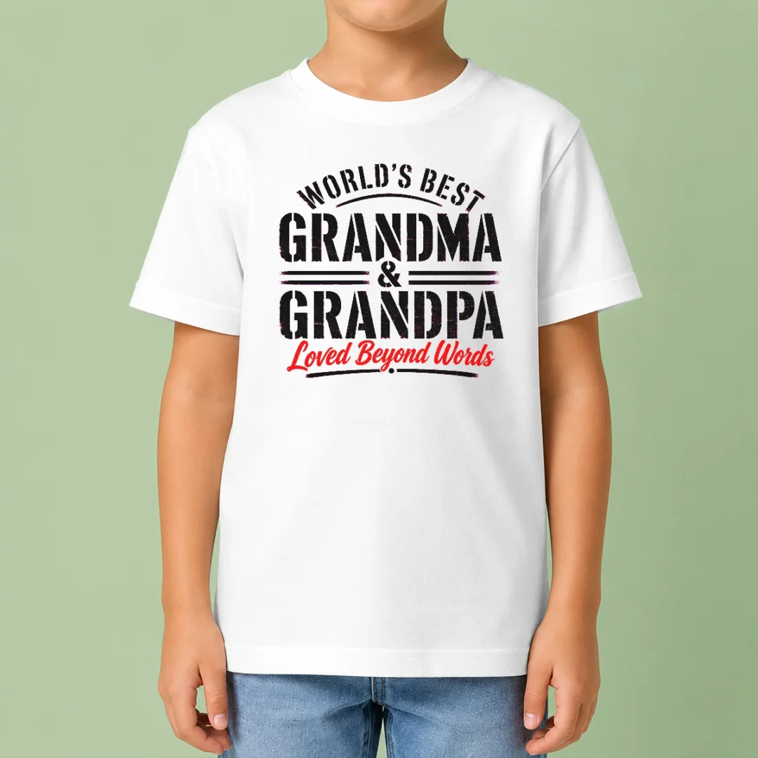 hot-premium-grandparents-day-stencil-worlds-best-grandma-grandp-kids-t-shirt Hot Premium Grandparents Day Stencil Worlds Best Grandma Grandp Kids T-Shirt