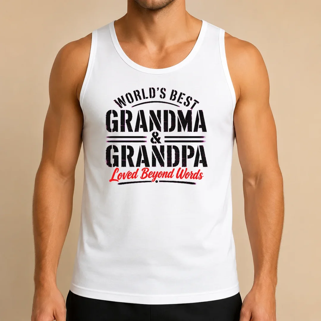hot-premium-grandparents-day-stencil-worlds-best-grandma-grandp-tank-top Hot Premium Grandparents Day Stencil Worlds Best Grandma Grandp Tank Top