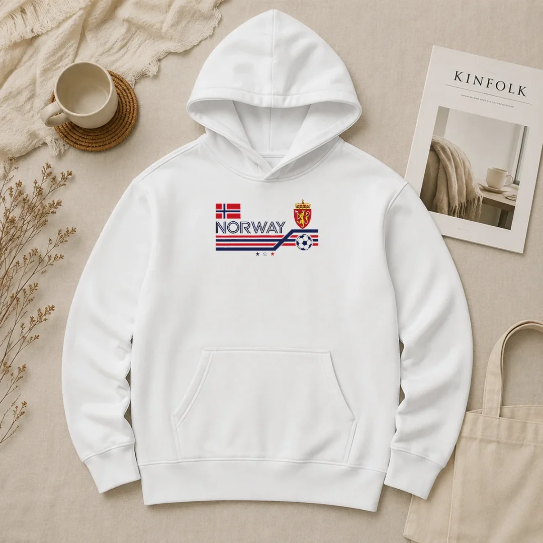 Hot Premium Norway National Football Team Soccer Hoodie Hot Premium Norway National Football Team Soccer Hoodie