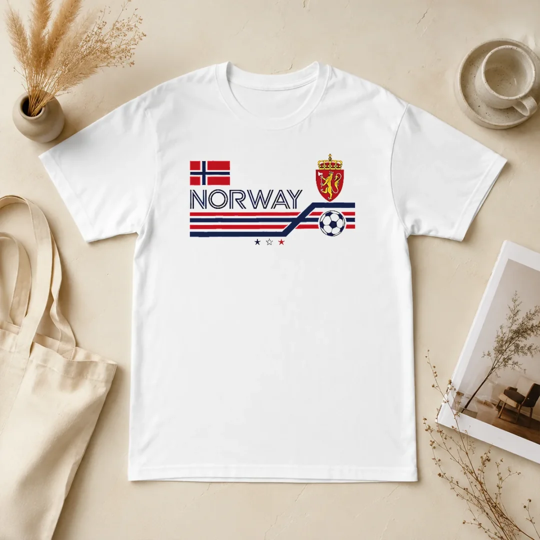 Hot Premium Norway National Football Team Soccer t shirt Hot Premium Norway National Football Team Soccer