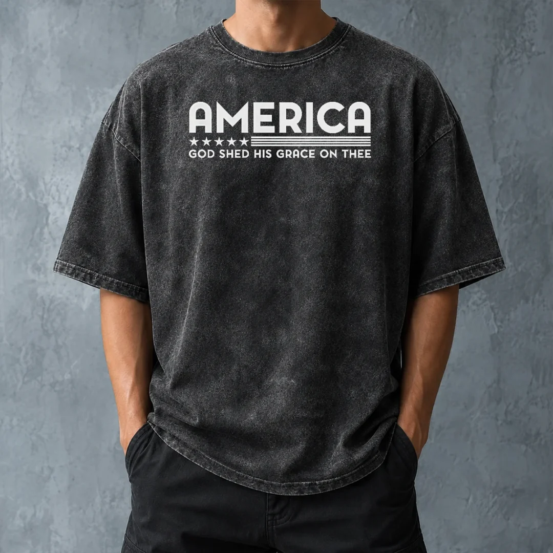 hot-pretty-god-shed-his-grace-on-thee-washed-t-shirt-washed-tshirt Hot Pretty God Shed His Grace On Thee Washed T-Shirt