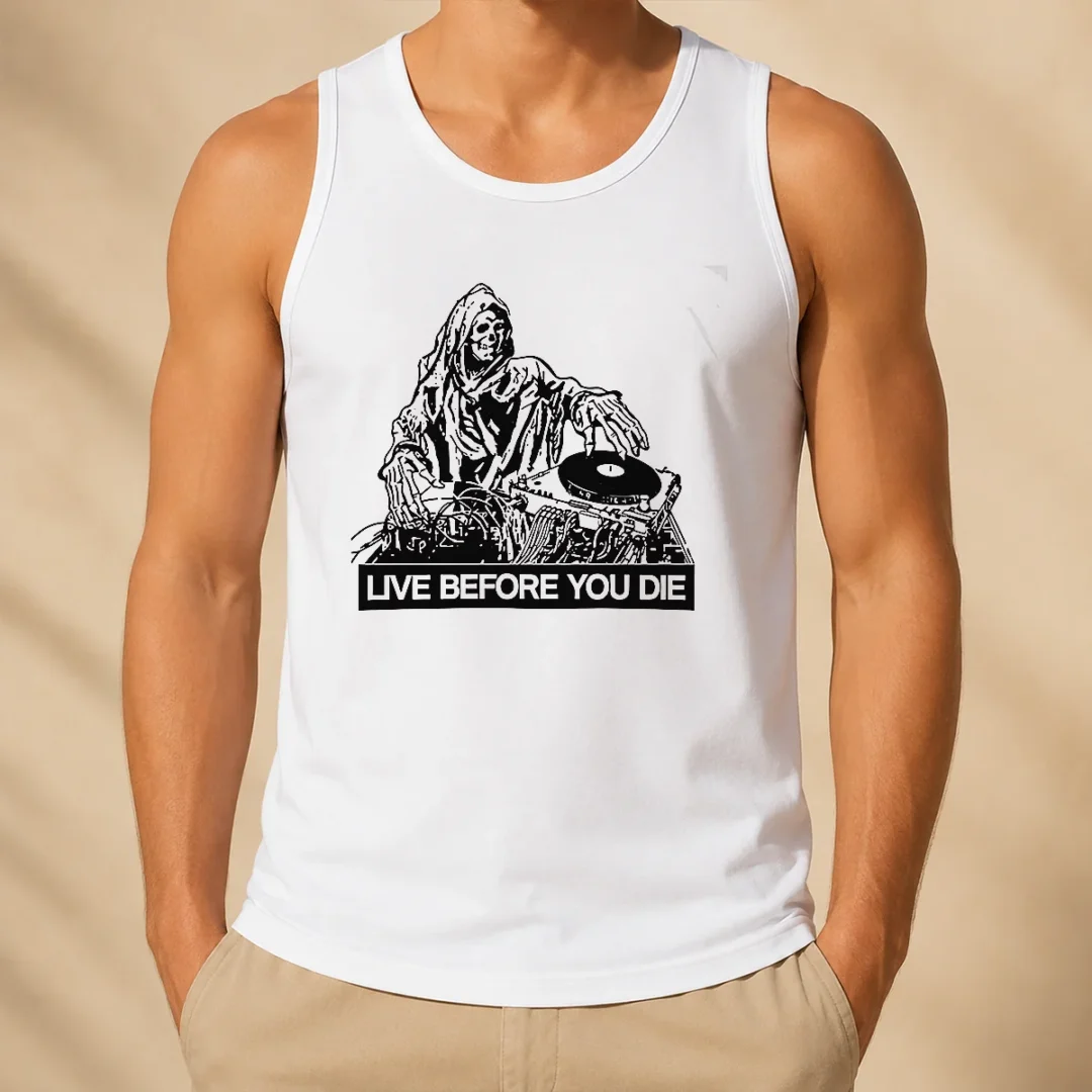 hot-pretty-grim-reaper-dj-live-before-you-die-tank-top Hot Pretty Grim Reaper DJ Live Before You Die Tank Top