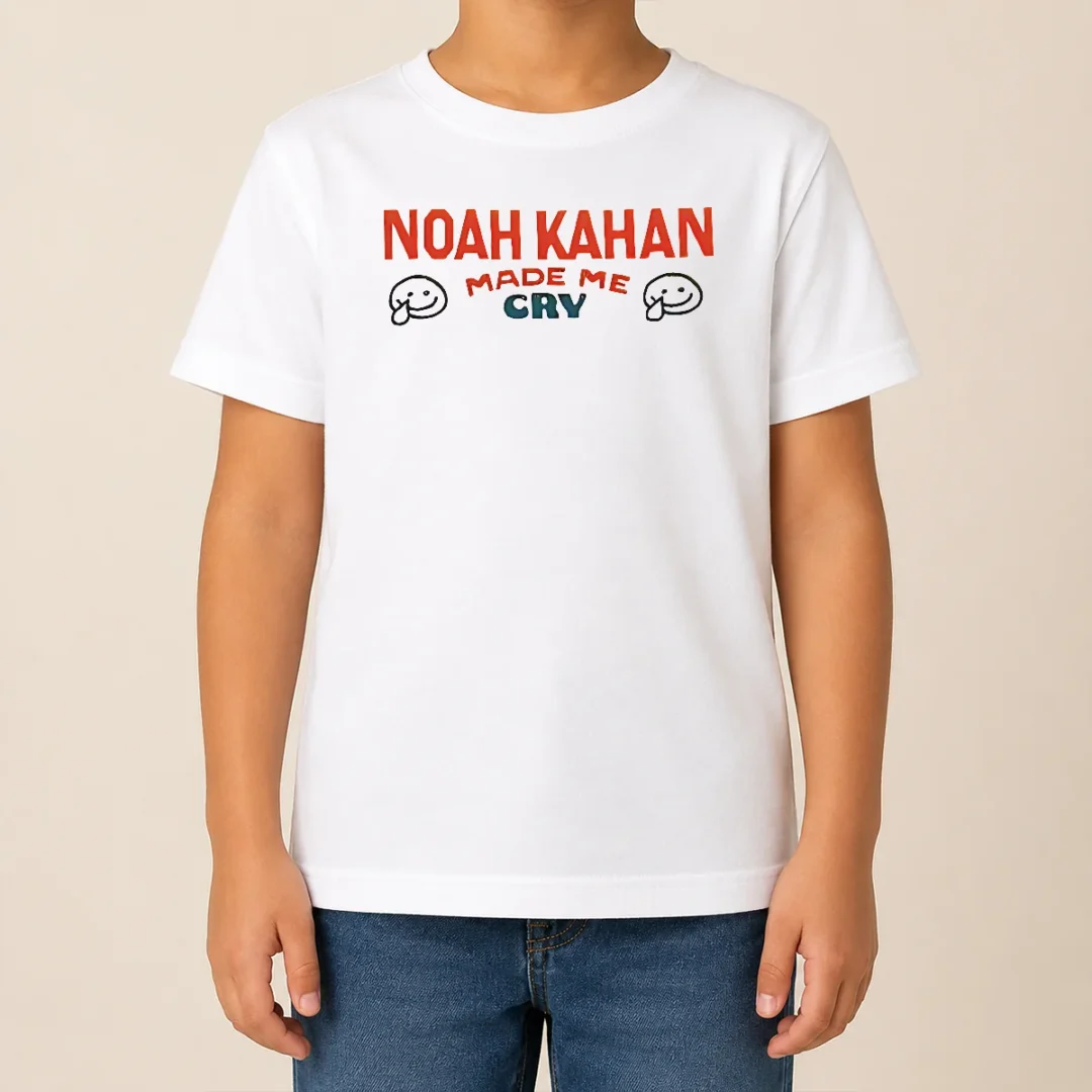Hot Pretty Noah Kahan Made Me Cry Singer Songwriter Kids T Shirt Hot Pretty Noah Kahan Made Me Cry Singer Songwriter Kids T-Shirt