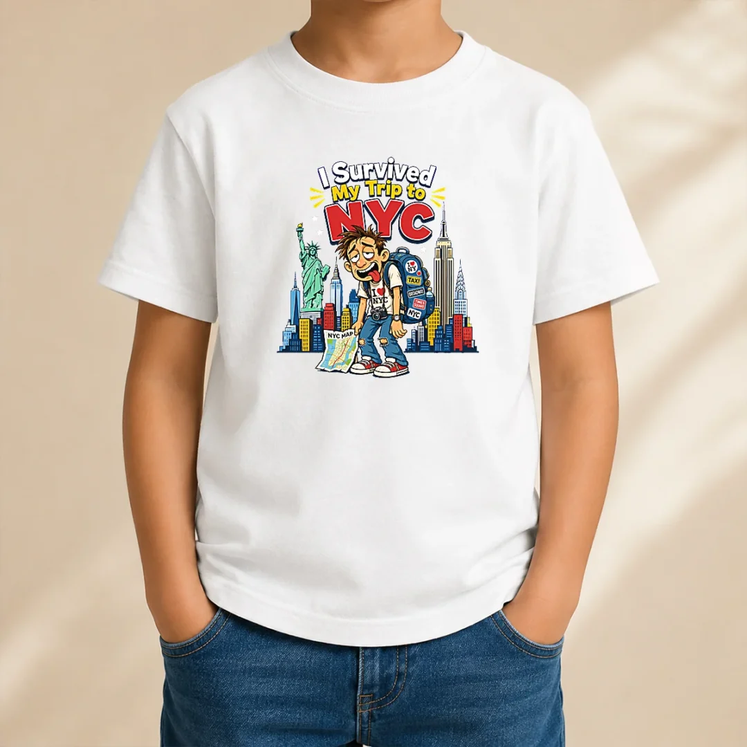 hot-pretty-nyc-trip-survivor-vector-kids-t-shirt Hot Pretty NYC Trip Survivor Vector Kids T-Shirt