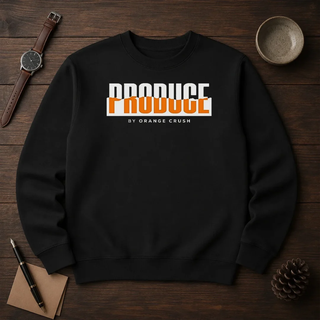 hot-produce-by-orange-crush-logo-sweater Hot Produce By Orange Crush Logo Sweater