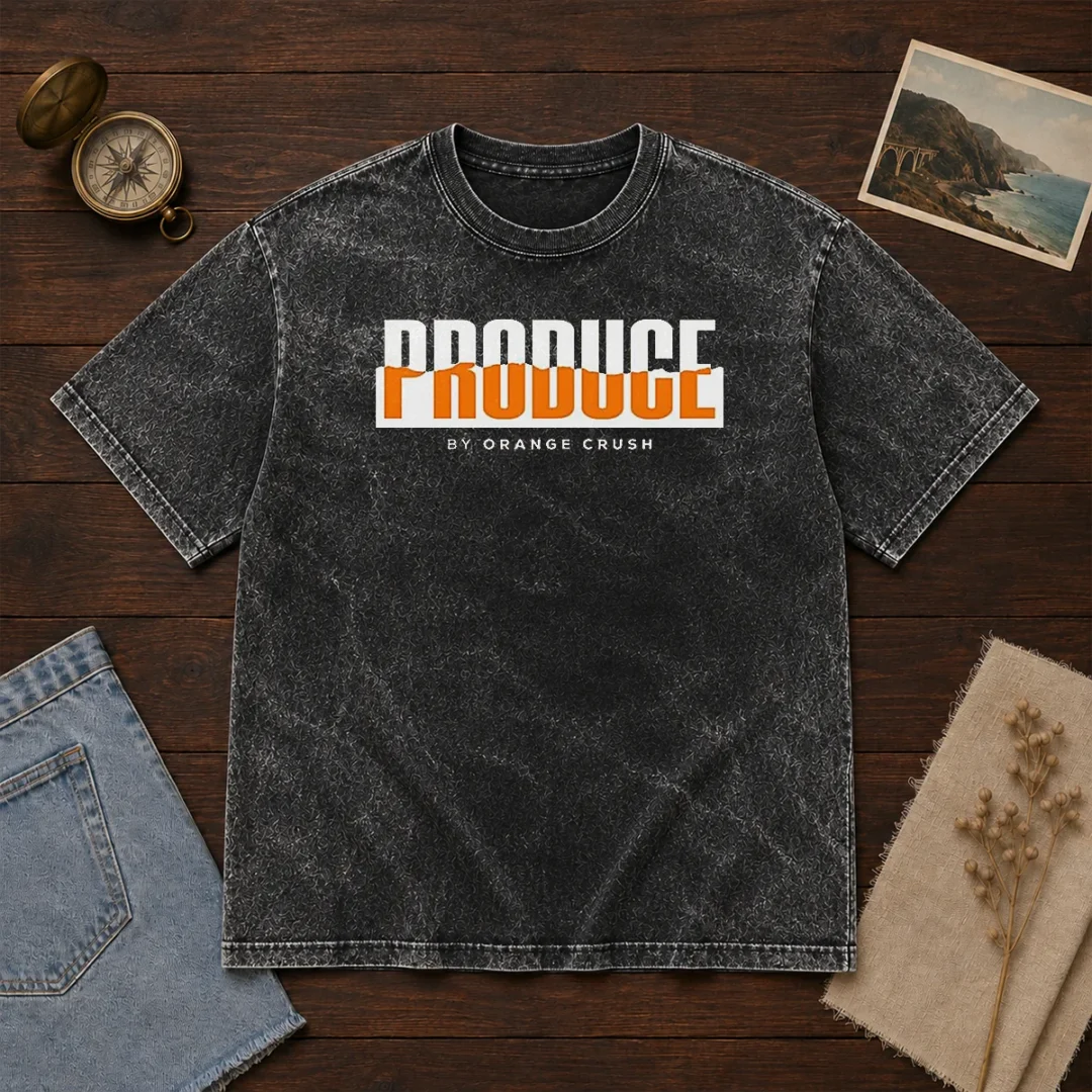 hot-produce-by-orange-crush-logo-washed-t-shirt Hot Produce By Orange Crush Logo Washed T-Shirt