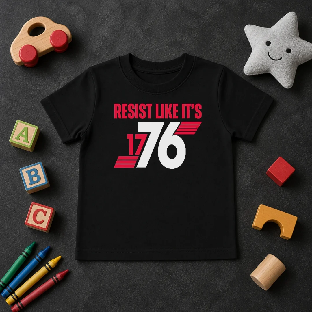 Hot Resist Like It'S 1776 American Revolution Kids T Shirt Hot Resist Like It'S 1776 American Revolution Kids T-Shirt