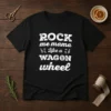 Hot Rock Me Mama Like A Wagon Wheel Country Music t shirt in classic fit with bold graphic print
