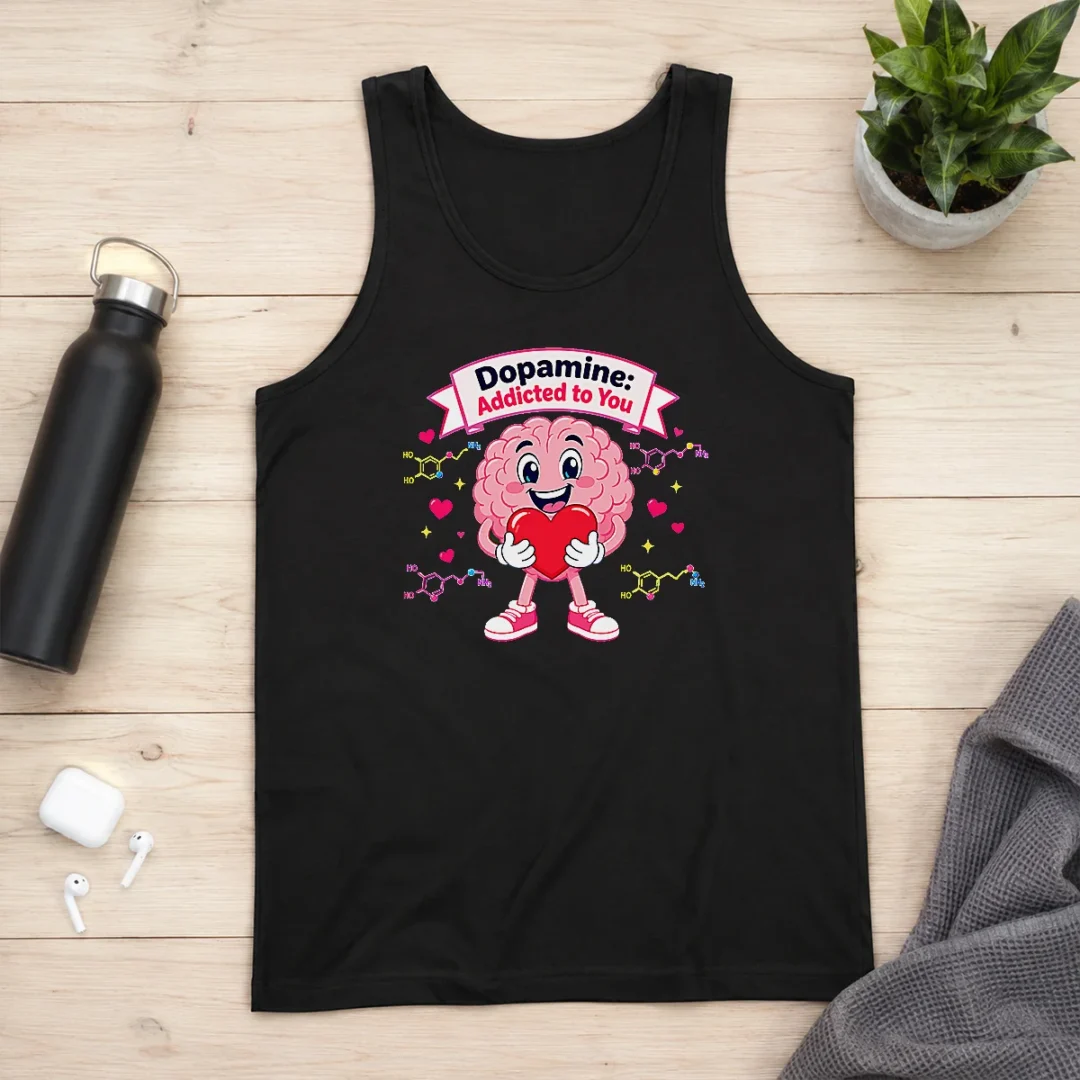 hot-romantic-dopamine-addicted-to-you-couples-tank-top Hot Romantic Dopamine Addicted To You Couples Tank Top