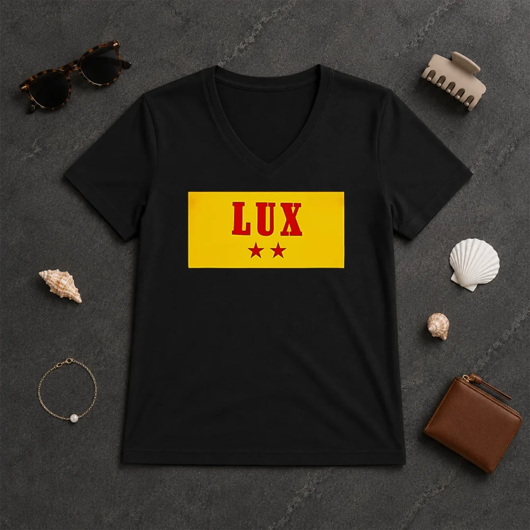 Hot Rosala Lux Football V Neck Shirt Hot Rosala Lux Football V-Neck Shirt
