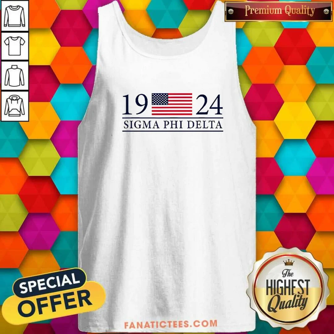 hot-sigma-phi-delta-1924-american-flag-fraternity-tank-top Hot Sigma Phi Delta 1924 American Flag Fraternity Tank Top