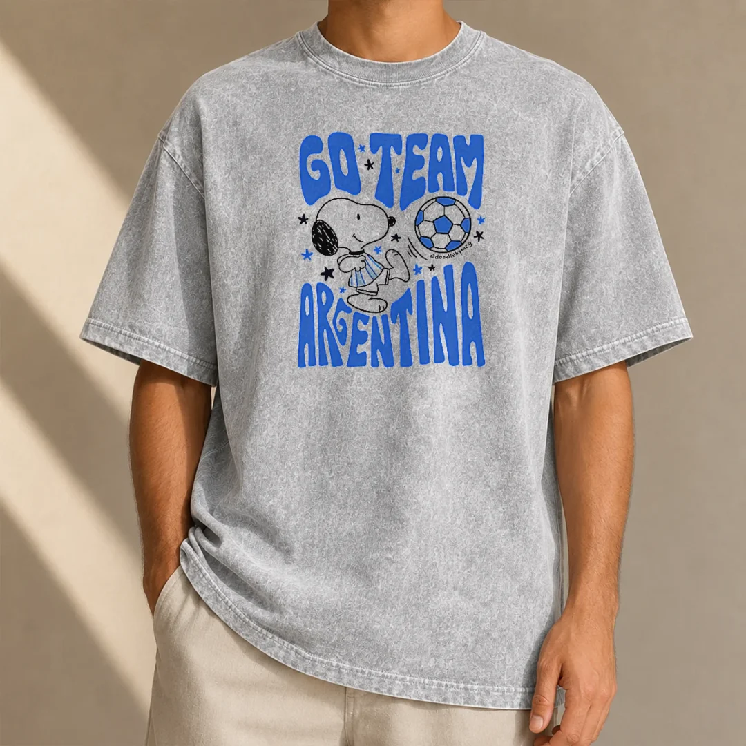 hot-snoopy-go-team-argentina-world-cup-2026-washed-t-shirt Hot Snoopy Go Team Argentina World Cup 2026 Washed T-Shirt