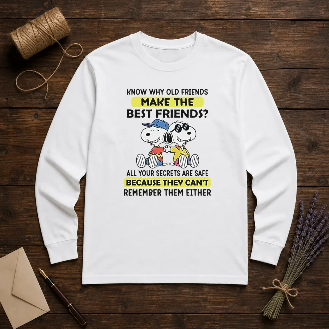 hot-snoopy-joe-cool-peanuts-know-why-old-friends-make-the-best-friends-long-sleeve-shirt Hot Snoopy Joe Cool Peanuts Know Why Old Friends Make The Best Friends Long Sleeve Shirt