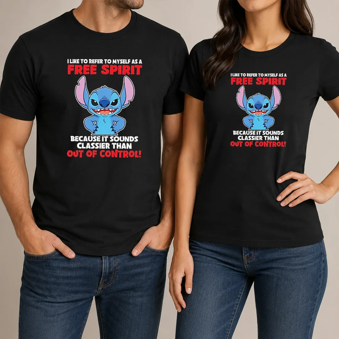 hot-stitch-i-like-to-refer-to-myself-as-a-free-spirit-because-it-sounds-classier-than-out-of-c-t-shirt Hot Stitch I Like To Refer To Myself As A Free Spirit Because It Sounds Classier Than Out Of C