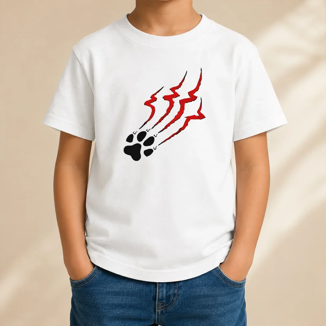 hot-stripe-tiger-claw-scratch-kids-t-shirt Hot Stripe Tiger Claw Scratch Kids T-Shirt