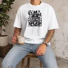 Hot Summer Splash Amoeba Silhouette t shirt in classic fit with vibrant summer print on soft cotton fabric