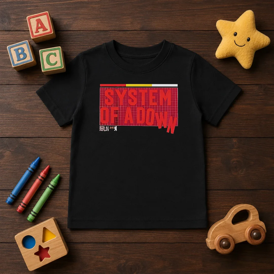 hot-system-of-a-down-berlin-germany-olympiastadion-on-july-8-2026-down-text-kids-t-shirt Hot System Of A Down Berlin Germany Olympiastadion On July 8 2026 Down Text Kids T-Shirt