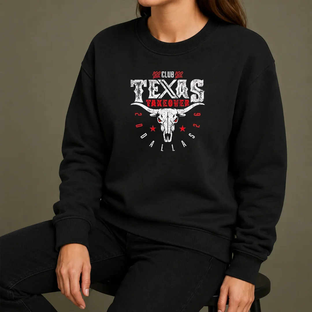 Hot Texas Takeover Club Dallas 2026 Sweater Hot Texas Takeover Club Dallas 2026 Sweater