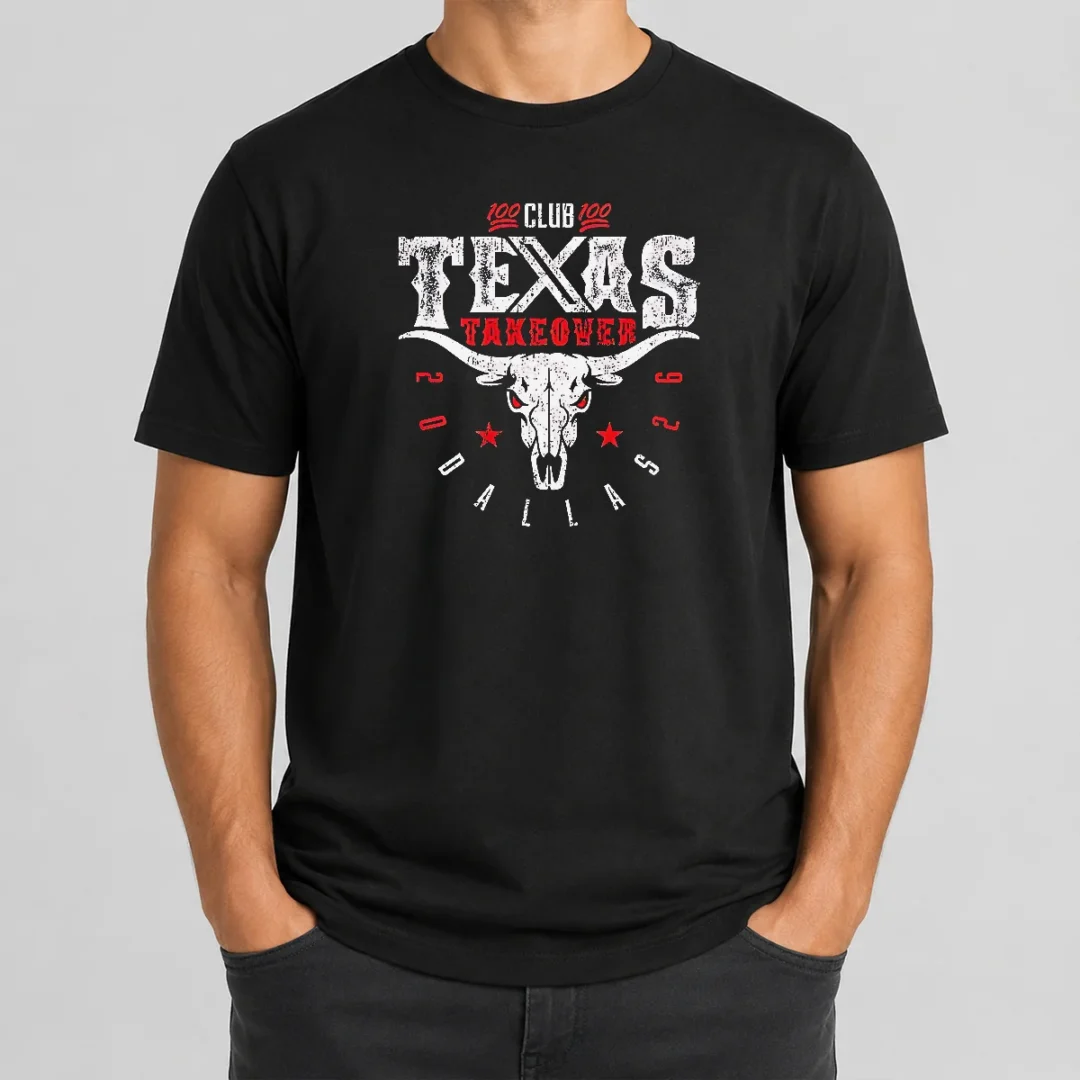 Hot Texas Takeover Club Dallas 2026 T Shirt Hot Texas Takeover Club Dallas 2026 t shirt featuring bold text and graphic design on a classic crew neck cotton tee
