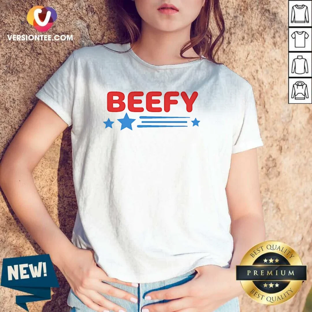 hot-the-bear-beefy-stars-v-neck-shirt Hot The Bear Beefy Stars V-Neck Shirt