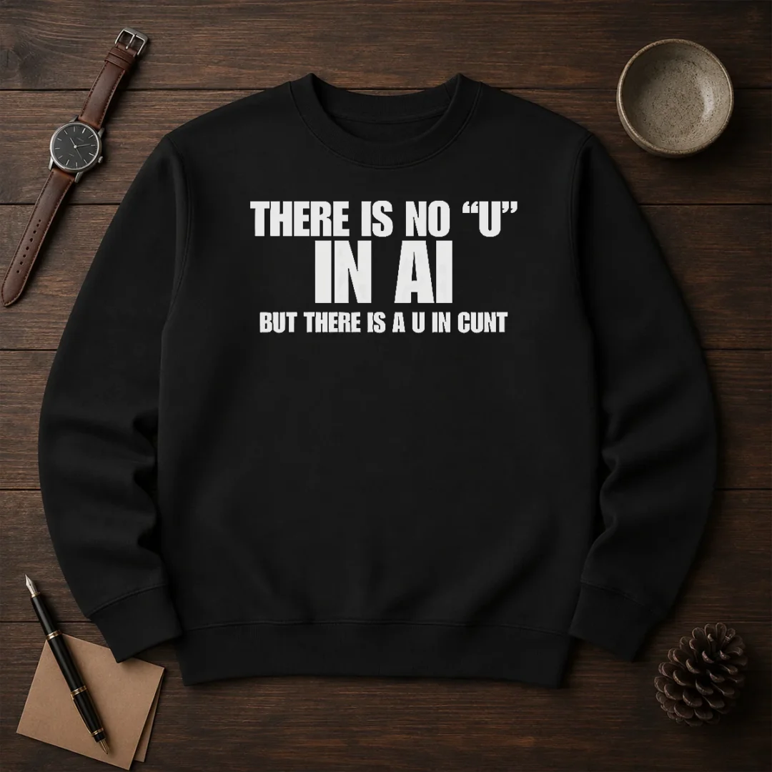 hot-there-is-no-u-in-ai-but-there-is-a-u-in-cunt-sweater Hot There Is No U In AI But There Is A U In Cunt Sweater