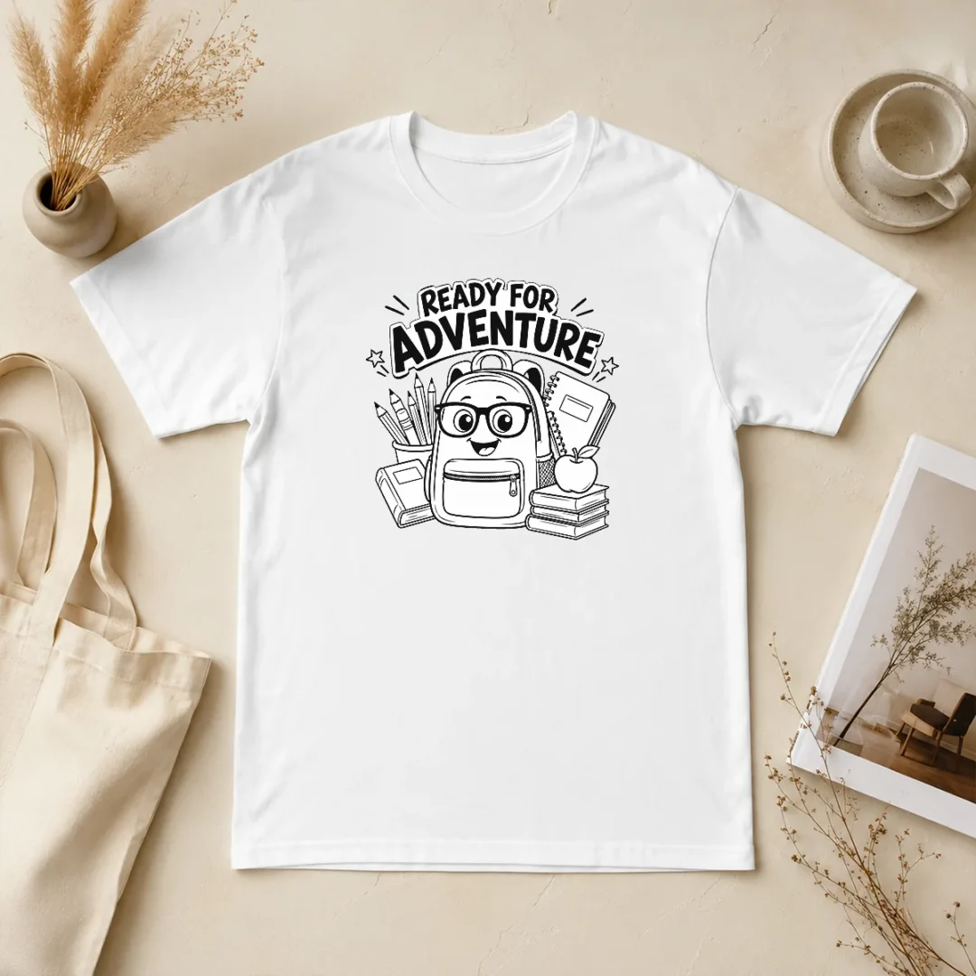Hot Top Back To School Adventure Line Art t shirt Hot Top Back To School Adventure Line Art