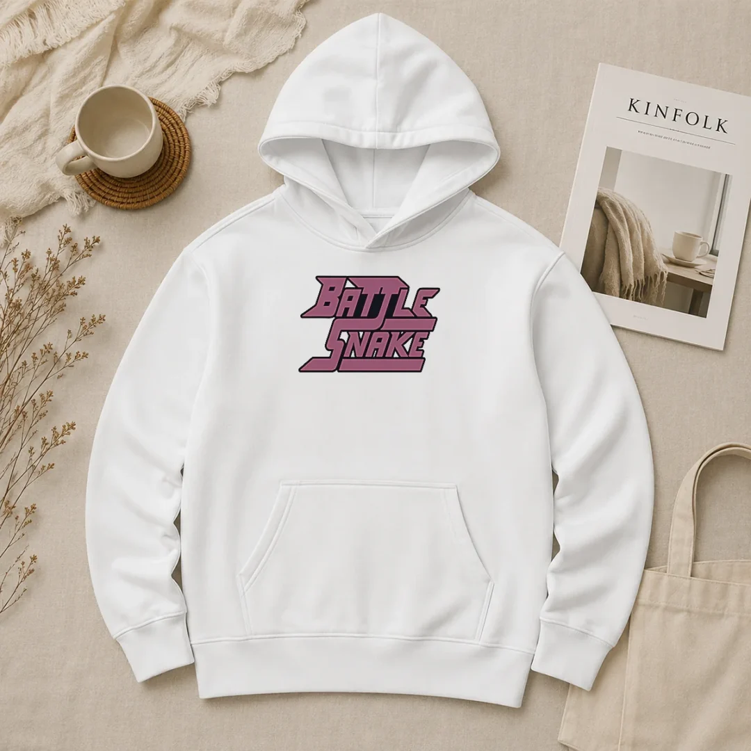 Hot Top Battle Snake Logo Text Hoodie Hot Top Battle Snake Logo Text Hoodie