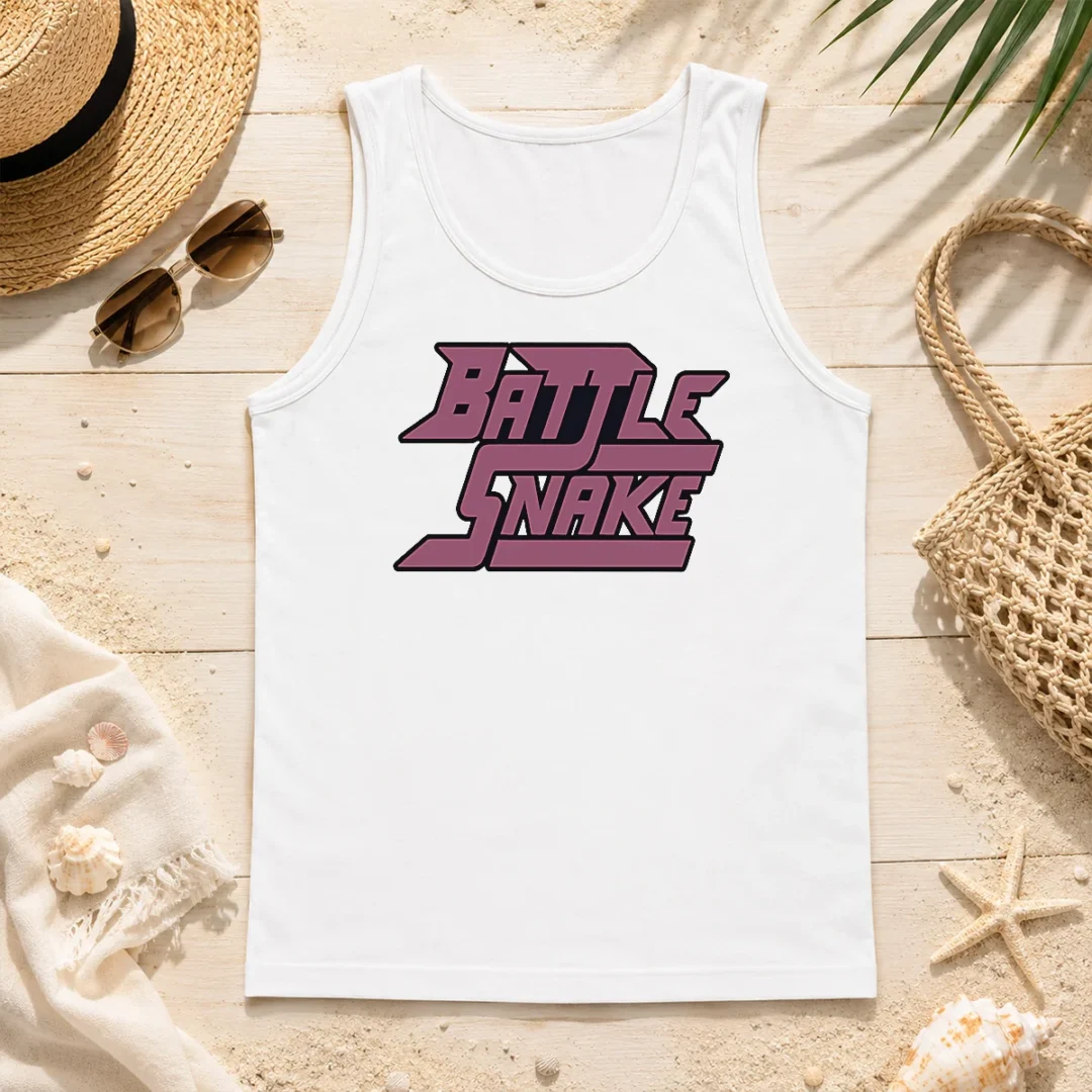 Hot Top Battle Snake Logo Text Tank Top Hot Top Battle Snake Logo Text Tank Top