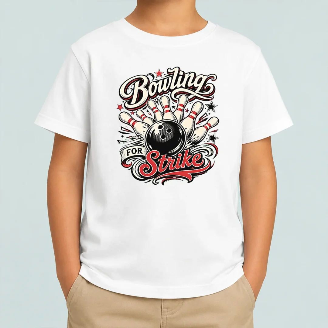 hot-top-bowling-for-strike-tattoo-kids-t-shirt Hot Top Bowling For Strike Tattoo Kids T-Shirt