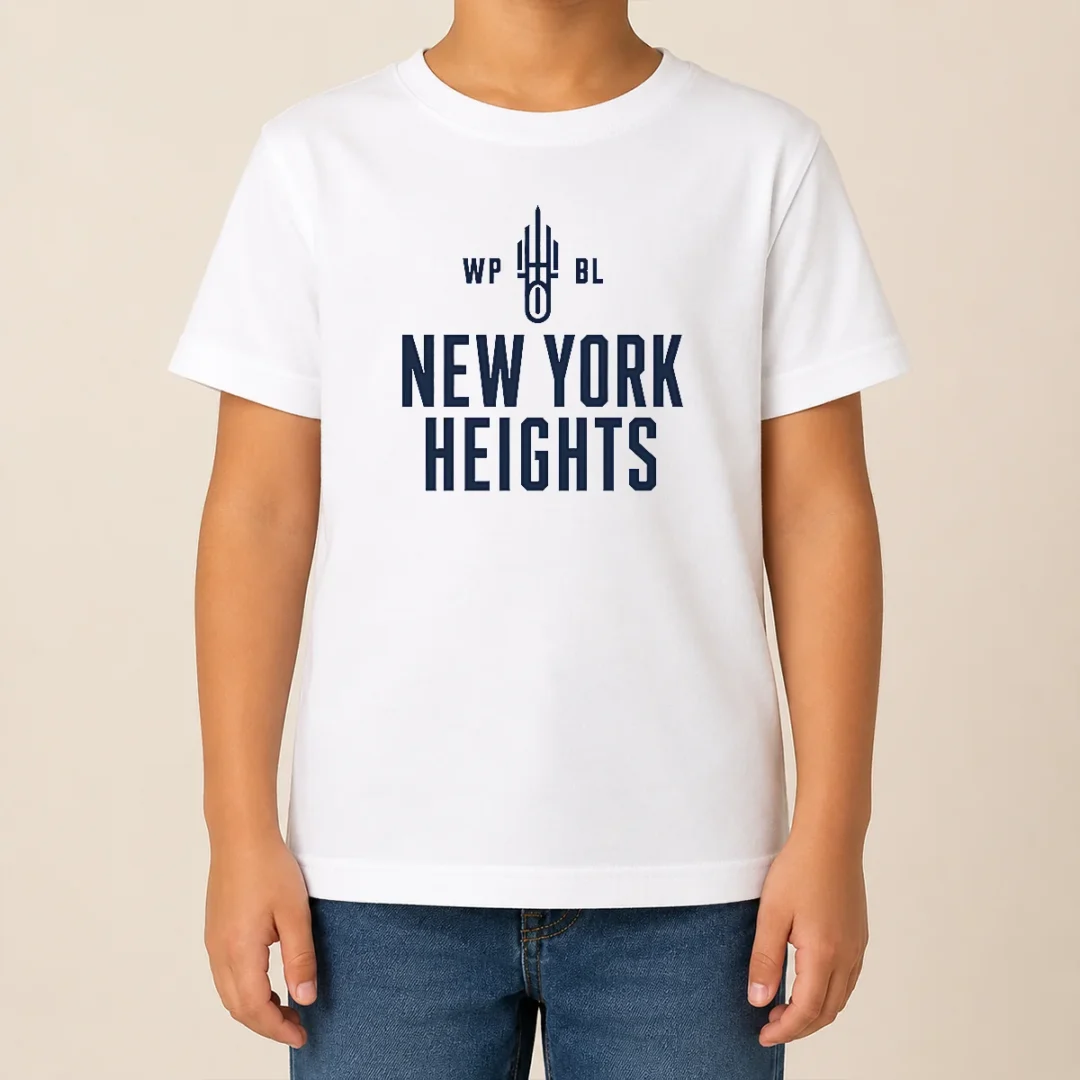 Hot Top New York Heights WPBL Logo Kids T Shirt Hot Top New York Heights WPBL Logo Kids T-Shirt