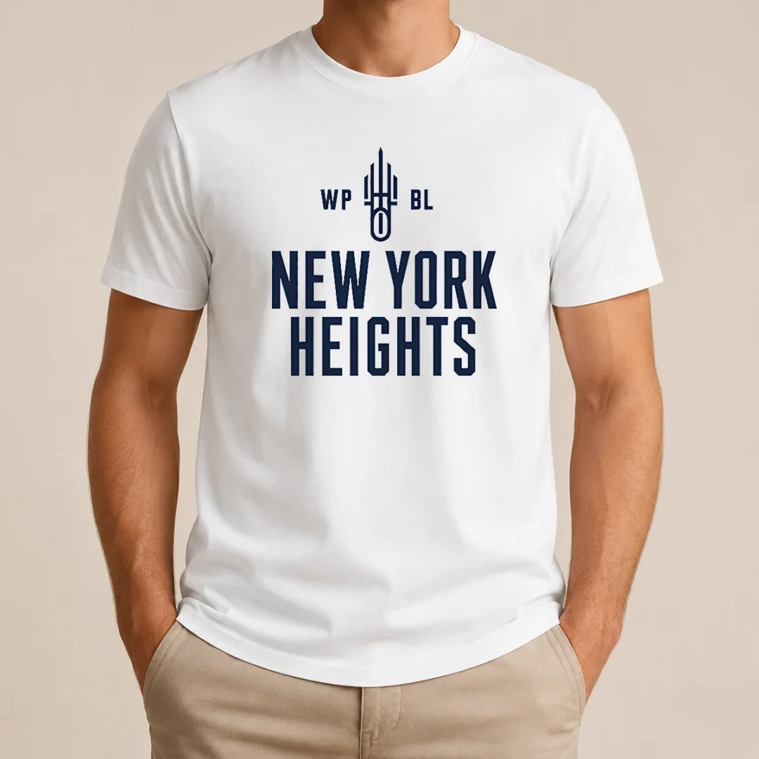 Hot Top New York Heights WPBL Logo t shirt Hot Top New York Heights WPBL Logo