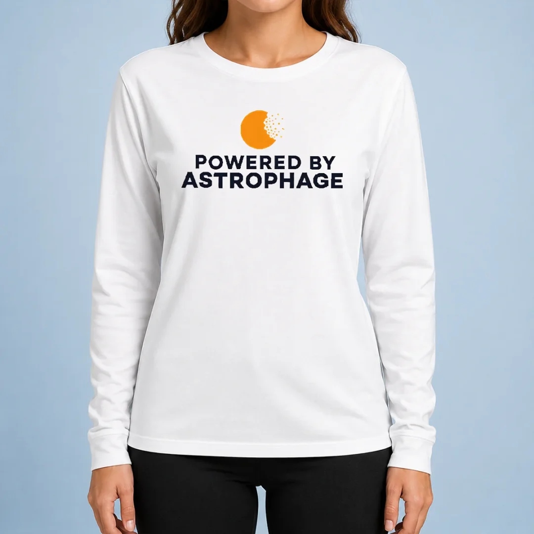 hot-top-powered-by-astrophage-long-sleeve-shirt Hot Top Powered By Astrophage long sleeve shirt in black with bold graphic print on front