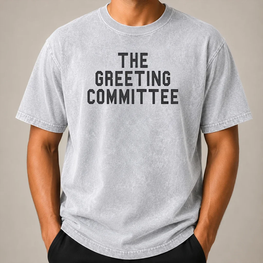 Hot Top The Greeting Committee Indie Pop Band Music Washed T Shirt Hot Top The Greeting Committee Indie Pop Band Music Washed T-Shirt