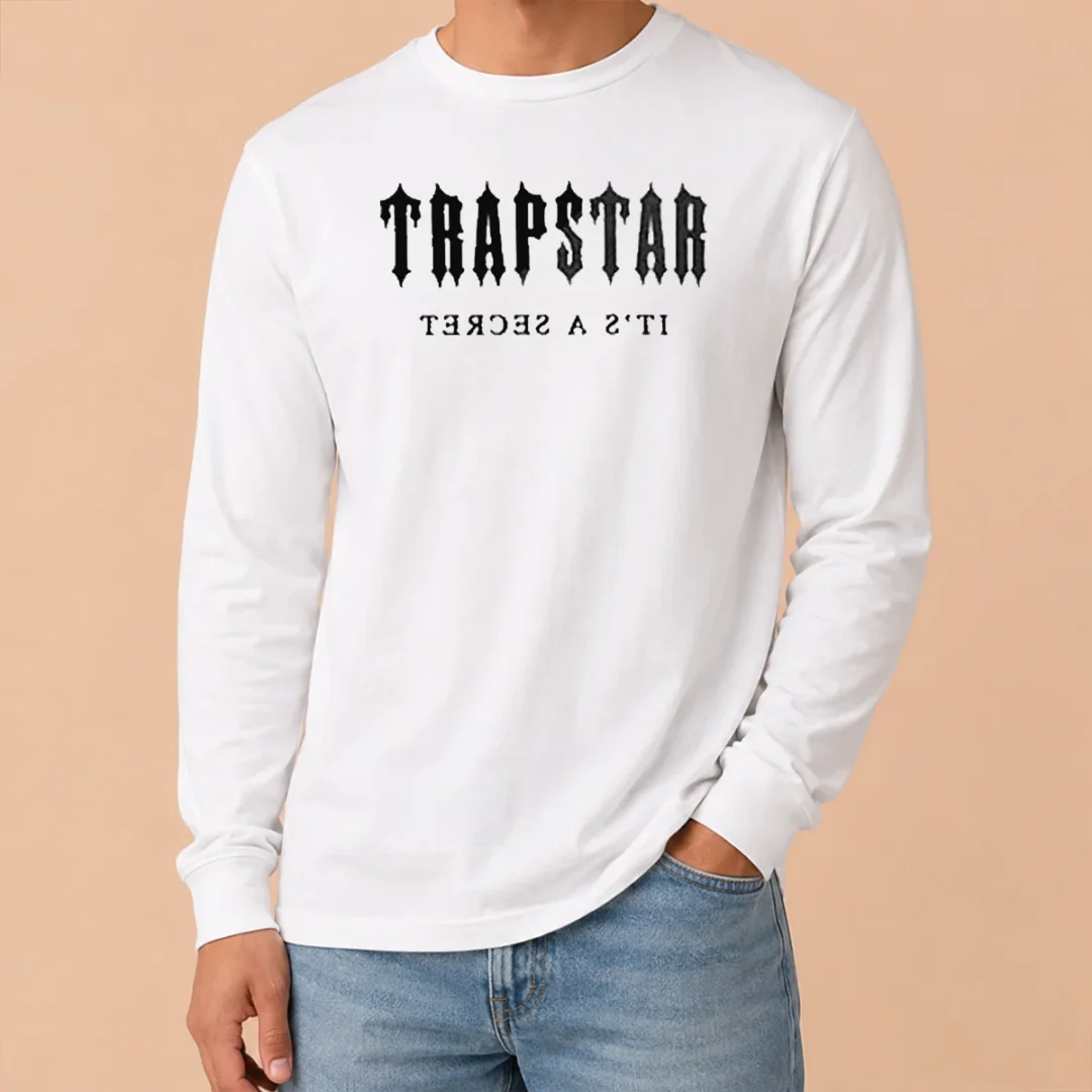 Hot Trapstar Chenille Decoded Long Sleeve Shirt Hot Trapstar Chenille Decoded Long Sleeve Shirt