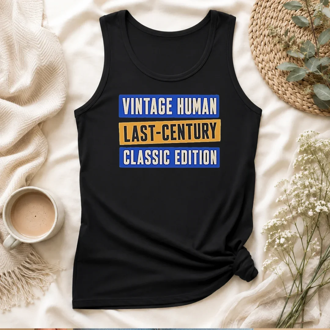 hot-vintage-human-last-century-classic-edition-tank-top Hot Vintage Human Last Century Classic Edition Tank Top