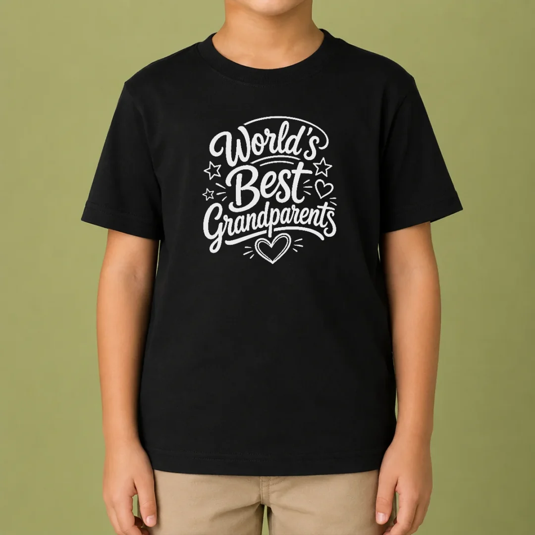 hot-worlds-best-grandparents-day-line-art-kids-t-shirt Hot Worlds Best Grandparents Day Line Art Kids T-Shirt