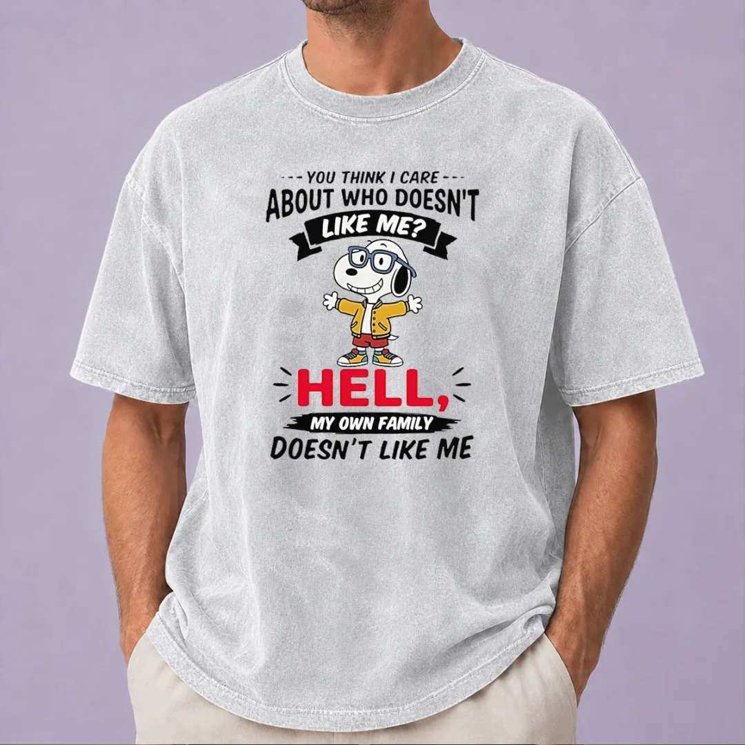 hot-you-think-i-care-about-who-doesnt-like-me-hell-my-own-family-doesnt-like-me-washed-t-shirt Hot You Think I Care About WHO Doesnt Like Me Hell My Own Family Doesnt Like Me printed on a soft washed t shirt in neutral color