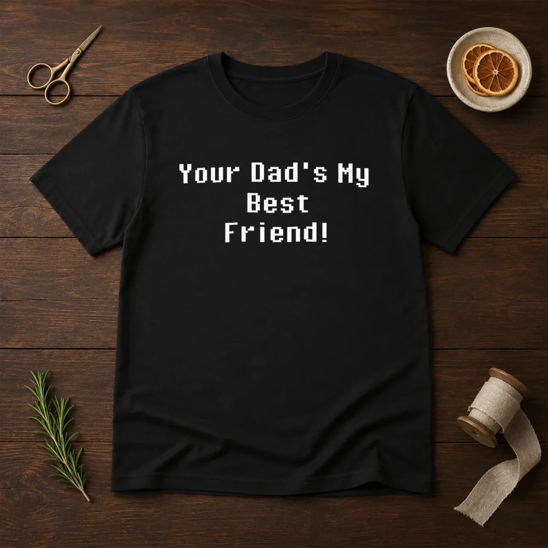 hot-your-dad-s-my-best-friend-slogan-funny-quote-t-shirt-1 Hot Your Dad'S My Best Friend Slogan Funny Quote