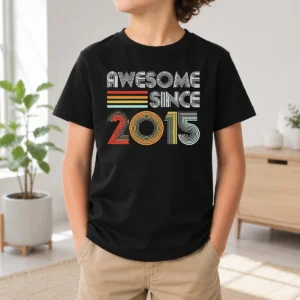 Nice Top Since 2015 Vintage Kids T-Shirt