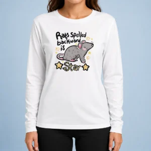 Original Rats Spelled Backward Is Star Long Sleeve Shirt