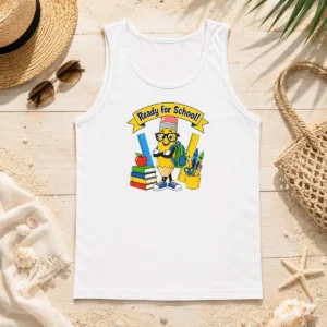 Hot Premium Back To School Ready For School Vector Tank Top