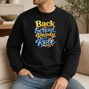 Good Back To School Ready To Rule Watercolor For Students Sweater