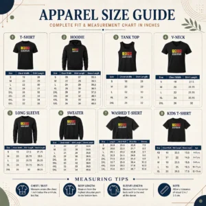 Size chart for Premium Sarcasm Nature'S Defense Against Stupidity Periodic Table with measurements in inches and cm