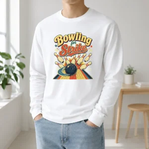 Pretty Bowling For Strike Vintage Long Sleeve Shirt