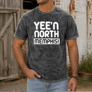 Premium Yee'N North Memphis Grizzlies Washed T-Shirt