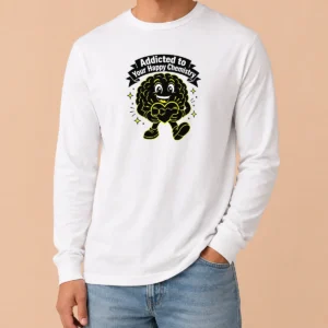Top Dopamine Addicted To You Silhouette For Couples Long Sleeve Shirt