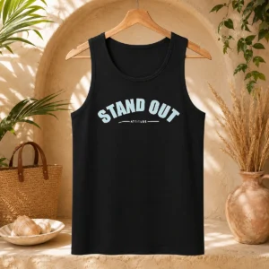 Top Pretty Stand Out Attitude Tank Top
