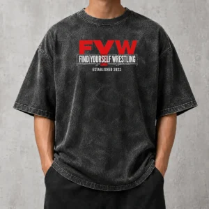 Top FYW Find Yourself Wrestling Established 2022 Washed T-Shirt