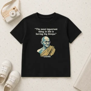 Nice Gandhi Important Quote Kids T-Shirt