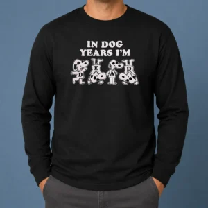 Original Awesome Snoopy In Dog Years I'M Dead Cartoon Dogs Long Sleeve Shirt